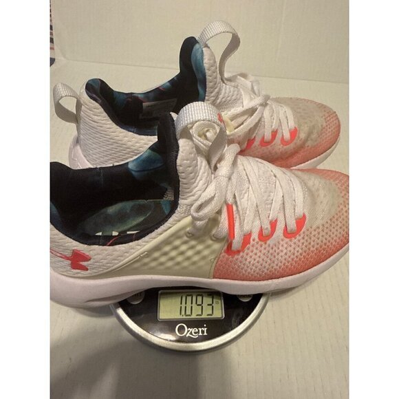 Under Armour HOVR Rise 3 Cross Trainer White Pink Women's Size 6.5 Men's 5.5 - Picture 9 of 9